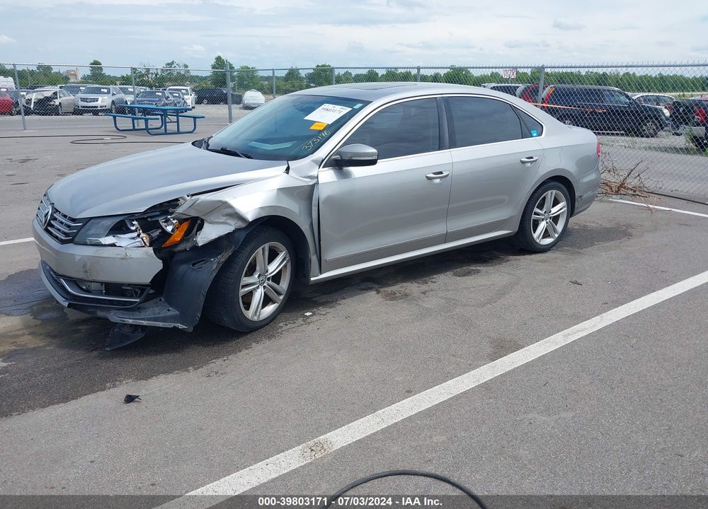 2014 VOLKSWAGEN PASSAT 2.0L TDI SEL PREMIUM VIN: 1VWCN7A32EC076838
