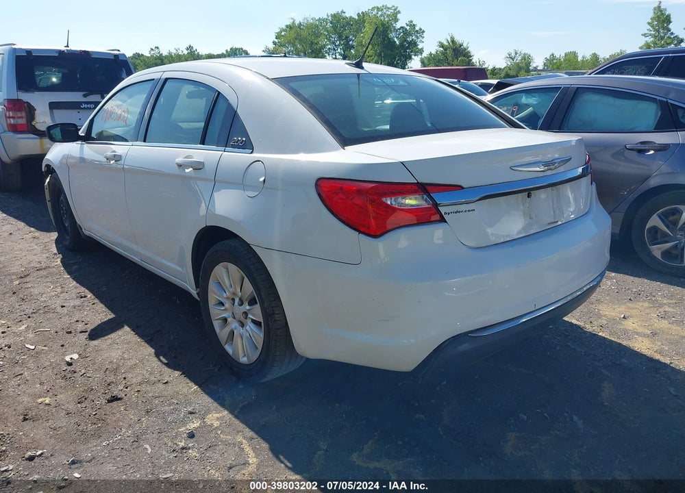 2012 CHRYSLER 200 LX VIN: 1C3CCBAB8CN167010