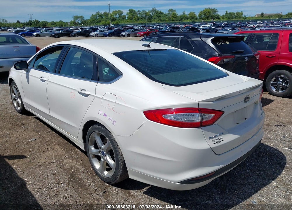 2014 FORD FUSION SE VIN: 1FA6P0HDXE5391753
