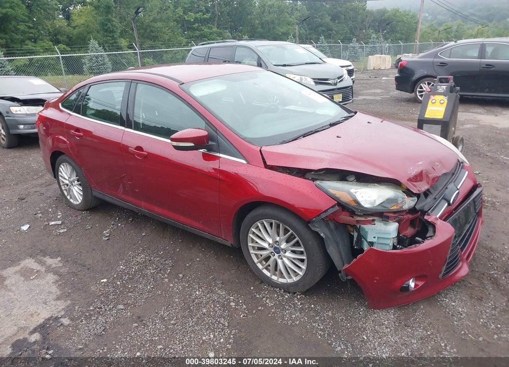 2013 FORD FOCUS TITANIUM VIN: 1FADP3J29DL111042