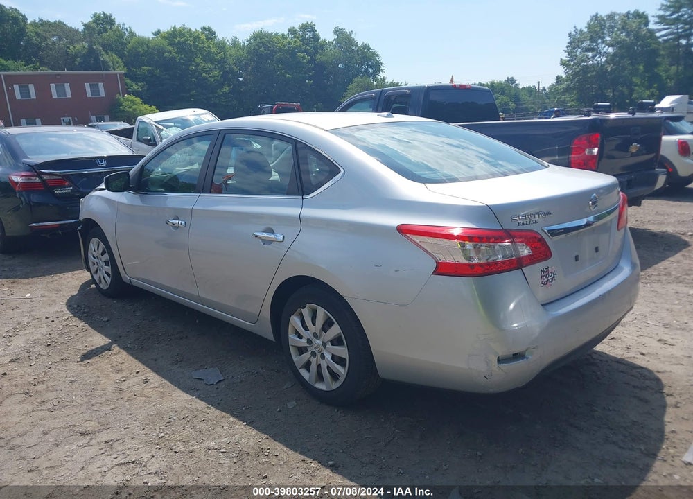 2015 NISSAN SENTRA FE+ S/S/SL/SR/SV VIN: 3N1AB7AP3FL635750