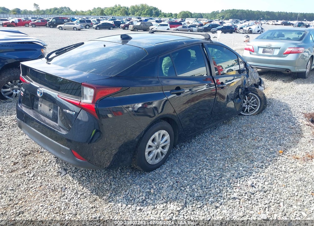 2020 TOYOTA PRIUS LE VIN: JTDKARFU9L3116465