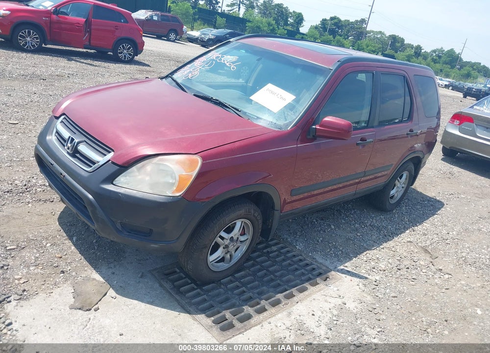 2002 HONDA CR-V LX VIN: JHLRD78542C010751