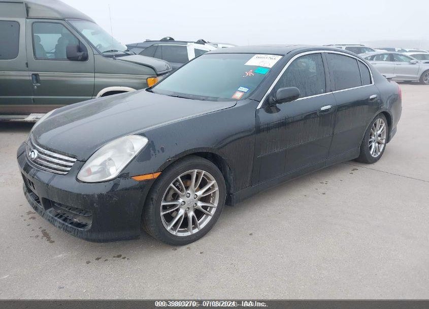 2003 INFINITI G35 LEATHER VIN: JNKCV51E33M315957