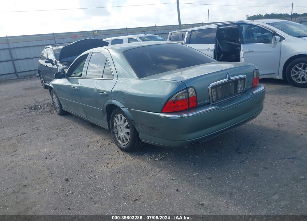 2005 LINCOLN LS V6 VIN: 1LNHM86S25Y623896