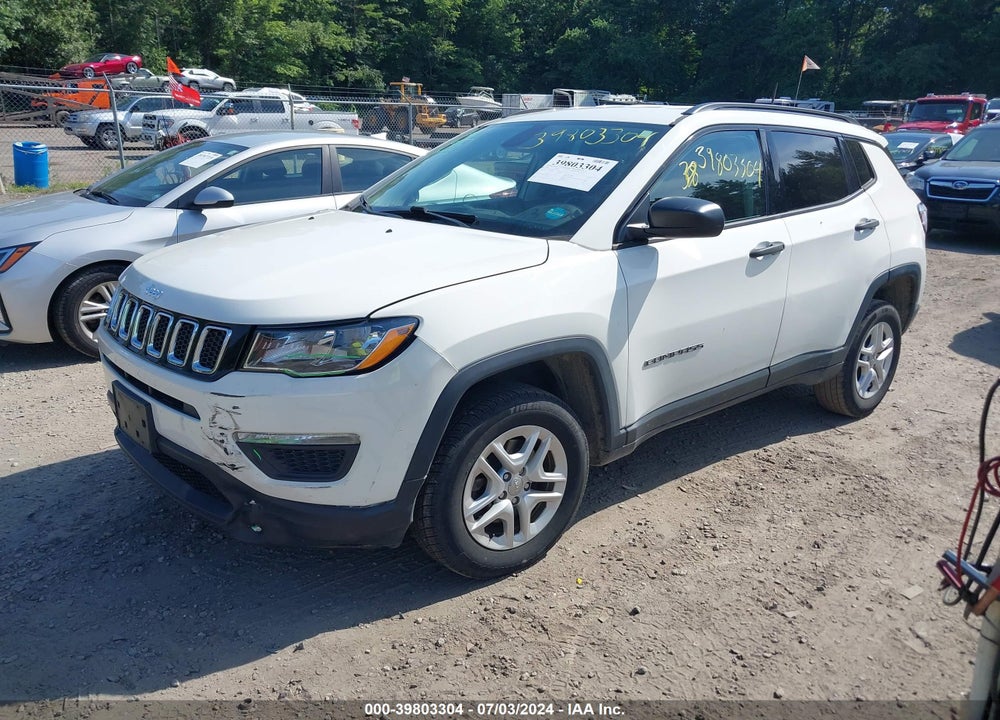 2018 JEEP COMPASS VIN: 3C4NJDAB9JT117882