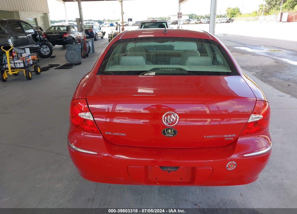 2008 BUICK LACROSSE CX VIN: 2G4WC582781339855