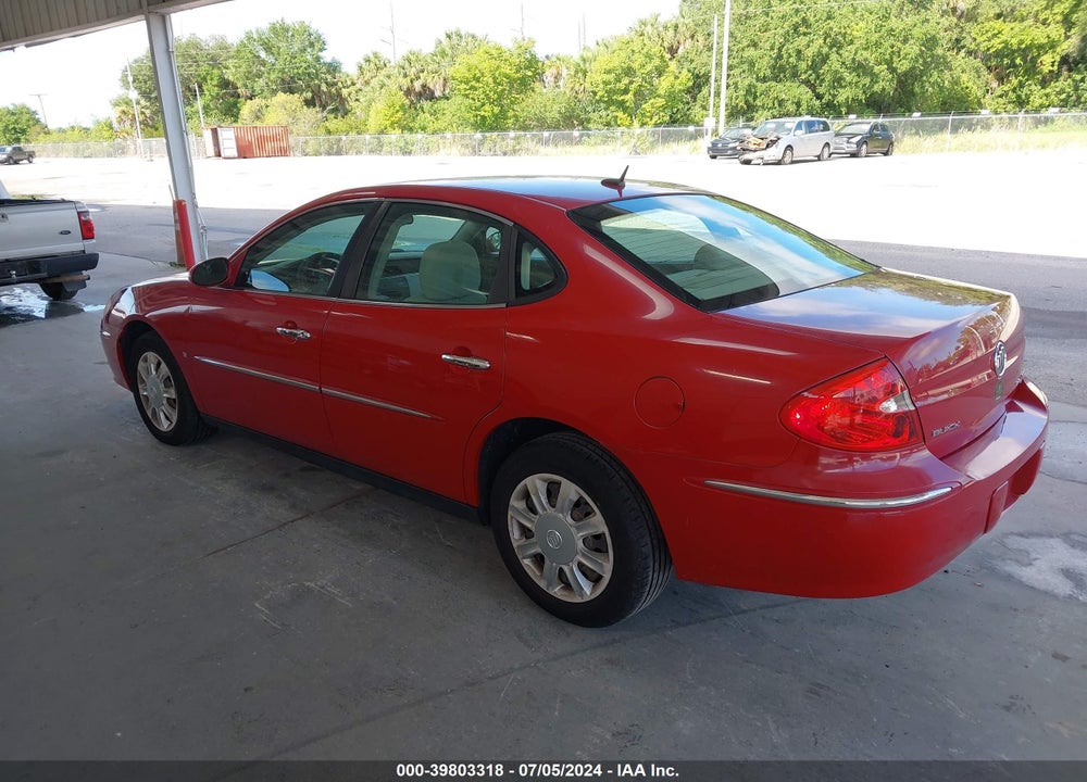 2008 BUICK LACROSSE CX VIN: 2G4WC582781339855