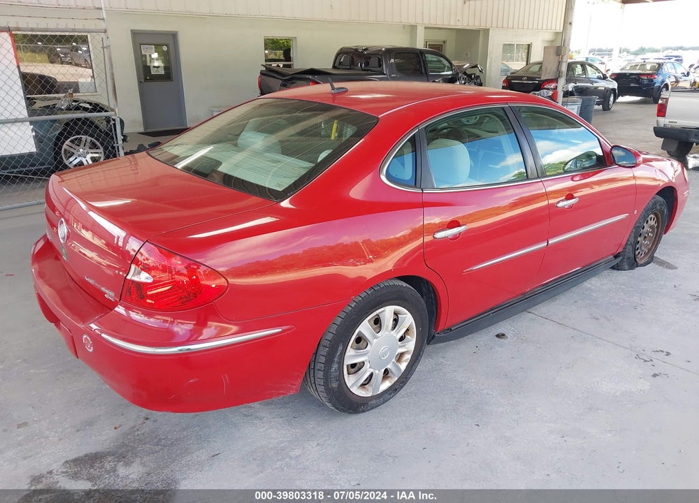 2008 BUICK LACROSSE CX VIN: 2G4WC582781339855