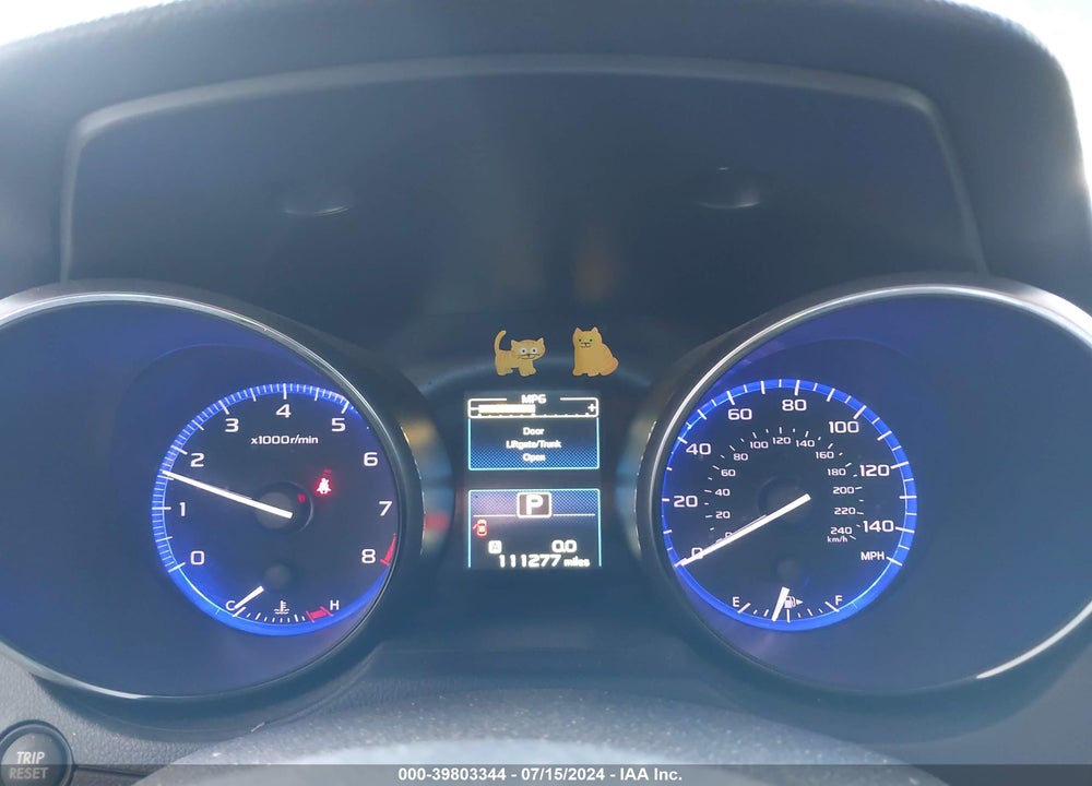 2015 SUBARU OUTBACK 2.5I PREMIUM VIN: 4S4BSAEC9F3253025