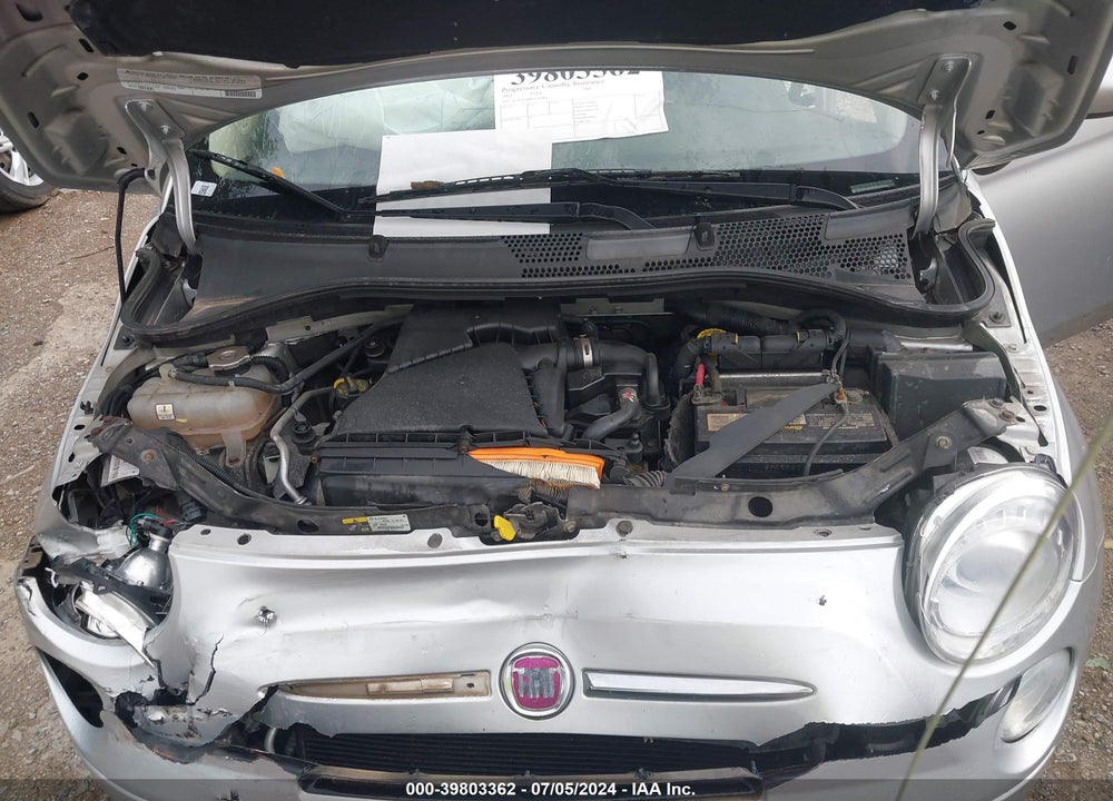 2012 FIAT 500 POP VIN: 3C3CFFAR4CT382816