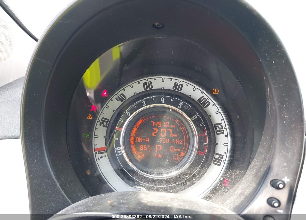 2012 FIAT 500 POP VIN: 3C3CFFAR4CT382816