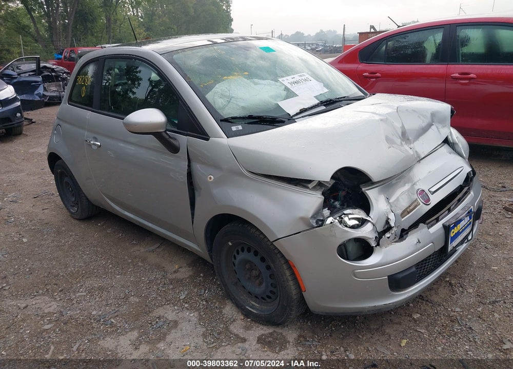 2012 FIAT 500 POP VIN: 3C3CFFAR4CT382816