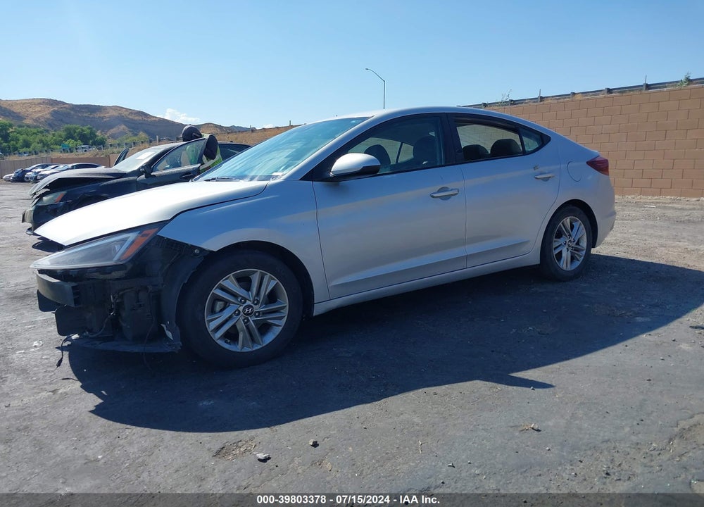 2019 HYUNDAI ELANTRA SEL VIN: KMHD84LF1KU752394