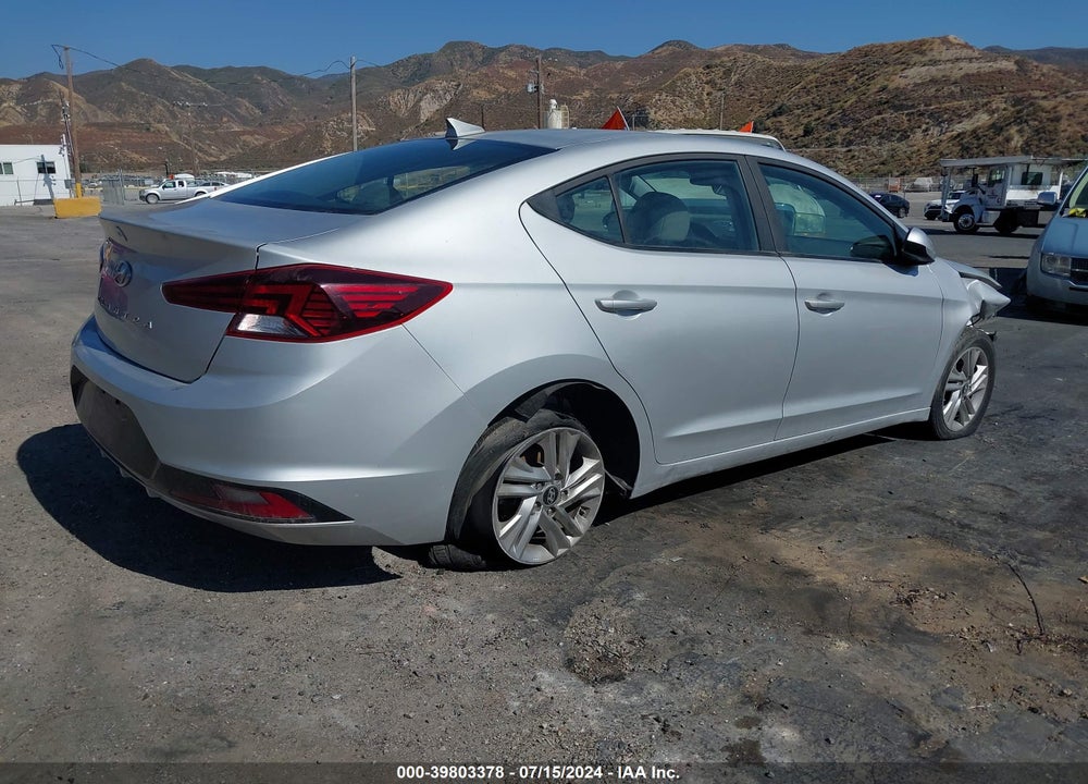 2019 HYUNDAI ELANTRA SEL VIN: KMHD84LF1KU752394