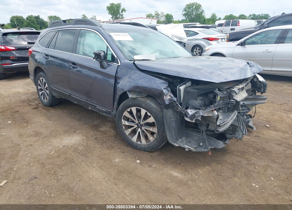 2017 SUBARU OUTBACK 3.6R LIMITED VIN: 4S4BSENC3H3200587
