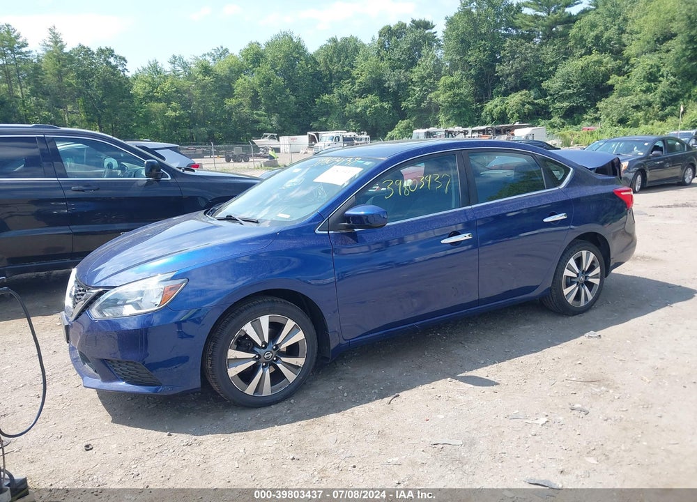 2019 NISSAN SENTRA SV VIN: 3N1AB7AP3KY280043