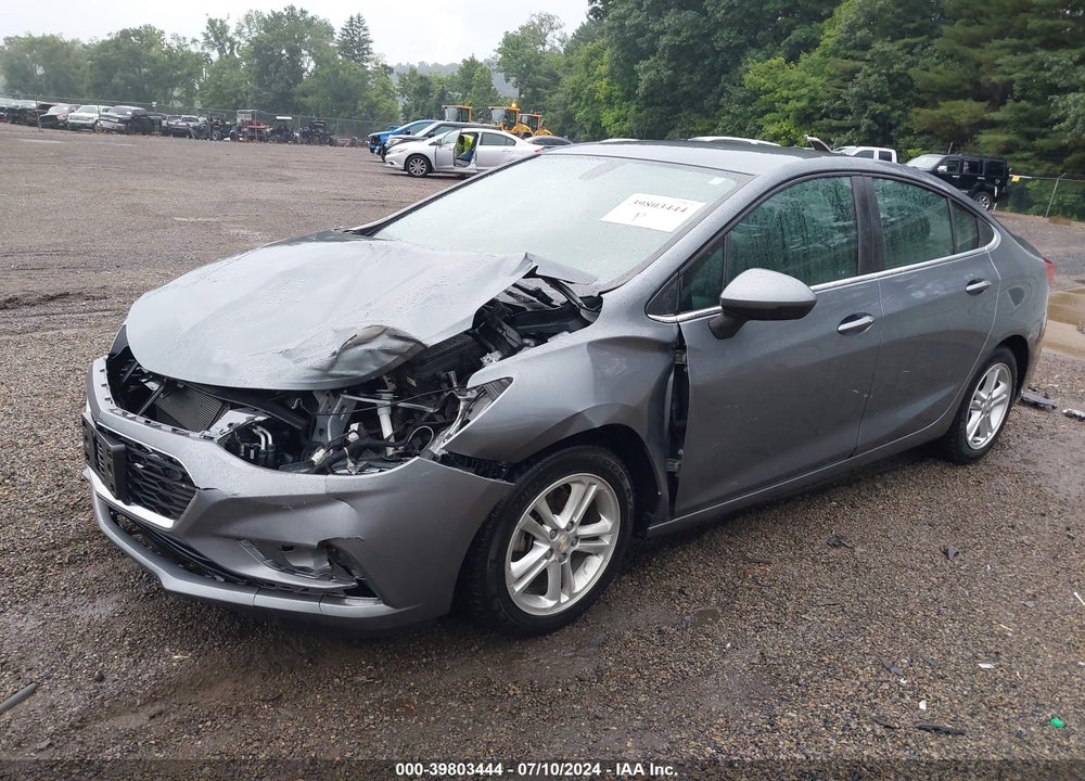 2018 CHEVROLET CRUZE LT AUTO VIN: 1G1BE5SMXJ7206158