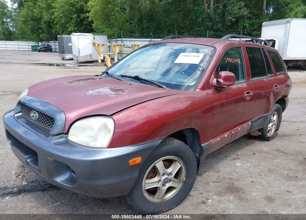 2002 HYUNDAI SANTA FE VIN: KM8SB12B92U245488