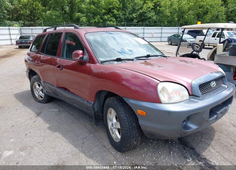 2002 HYUNDAI SANTA FE VIN: KM8SB12B92U245488