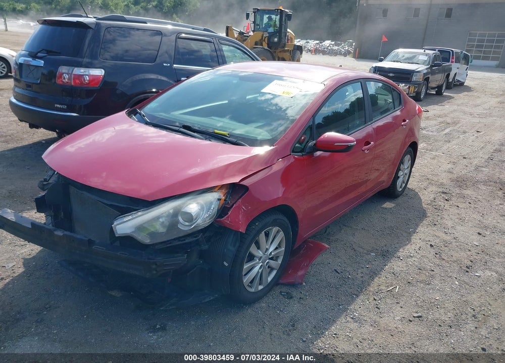 2014 KIA FORTE LX VIN: KNAFX4A61E5148522