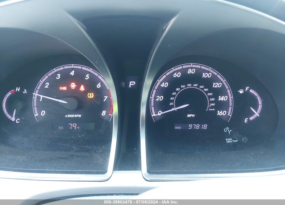2011 TOYOTA AVALON VIN: 4T1BK3DB0BU438492
