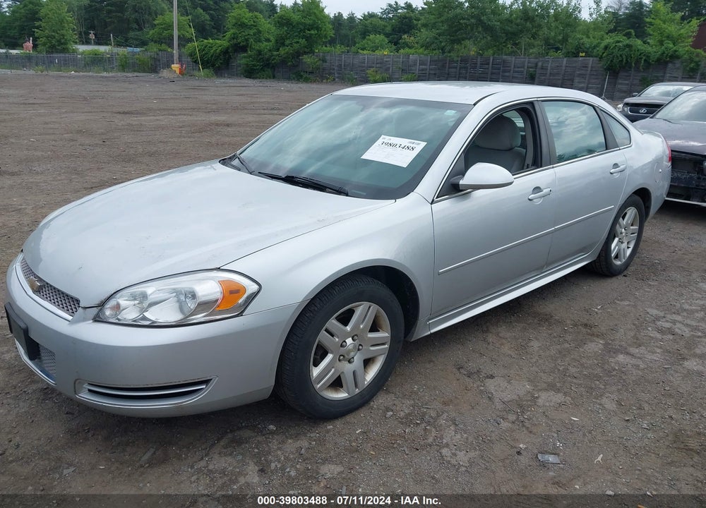 2012 CHEVROLET IMPALA LT VIN: 2G1WG5E3XC1314911