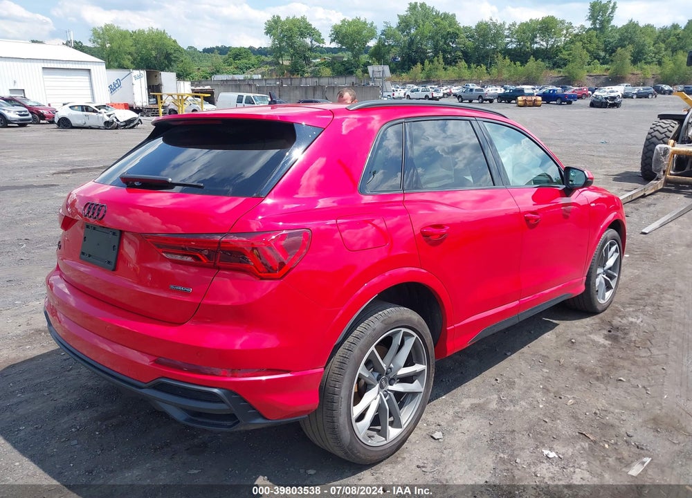 2022 AUDI Q3 PREMIUM PLUS 45 TFSI S LINE QUATTRO TIPTRONIC VIN: WA1EECF35N1013820