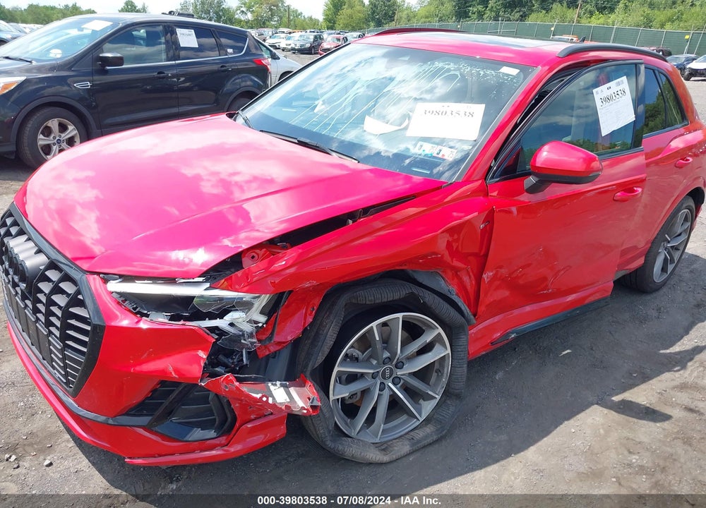 2022 AUDI Q3 PREMIUM PLUS 45 TFSI S LINE QUATTRO TIPTRONIC VIN: WA1EECF35N1013820