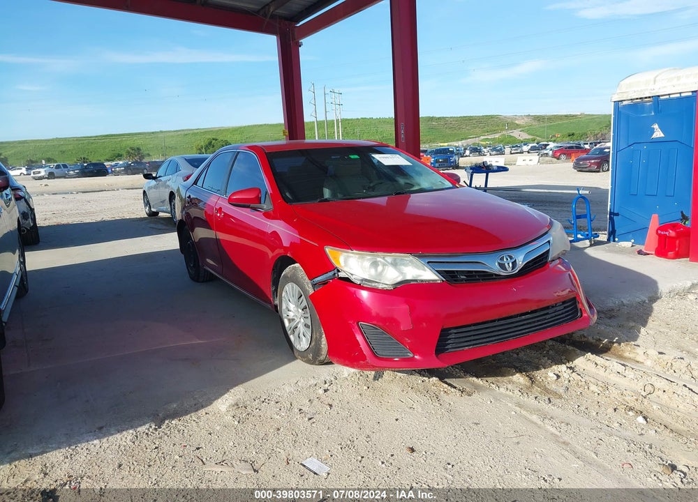2012 TOYOTA CAMRY LE VIN: 4T1BF1FK9CU634020