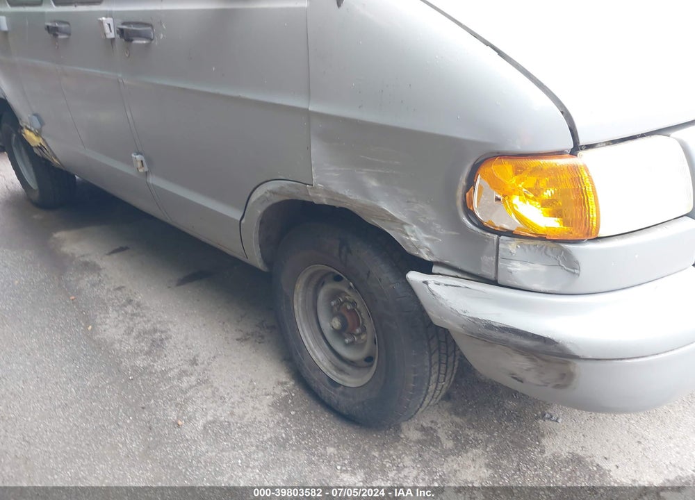 2002 DODGE RAM VAN 1500 CONVERSION VIN: 2B7HB11X22K113447