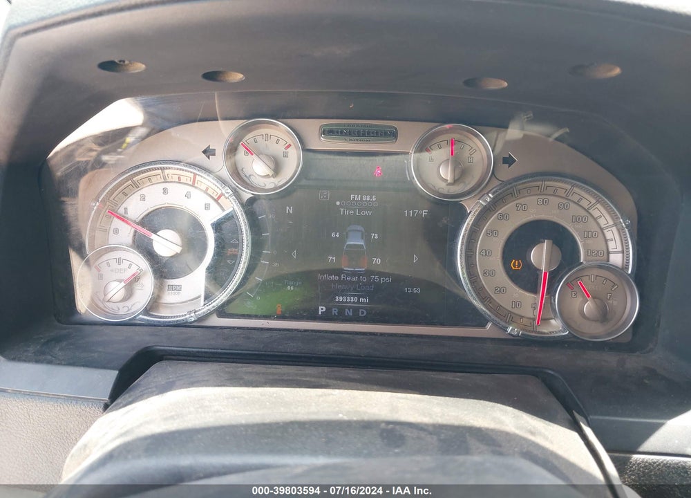 2013 RAM 2500 LAIE LONGHORN VIN: 3C6UR5GL3DG571849