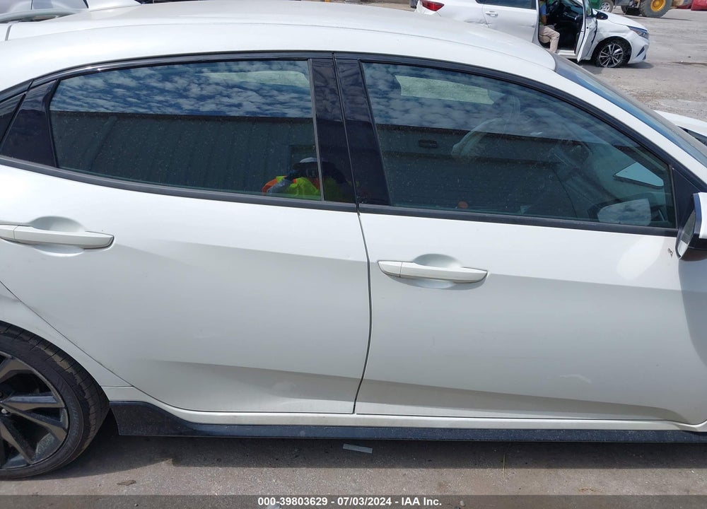 2019 HONDA CIVIC SPORT VIN: SHHFK7H49KU218686