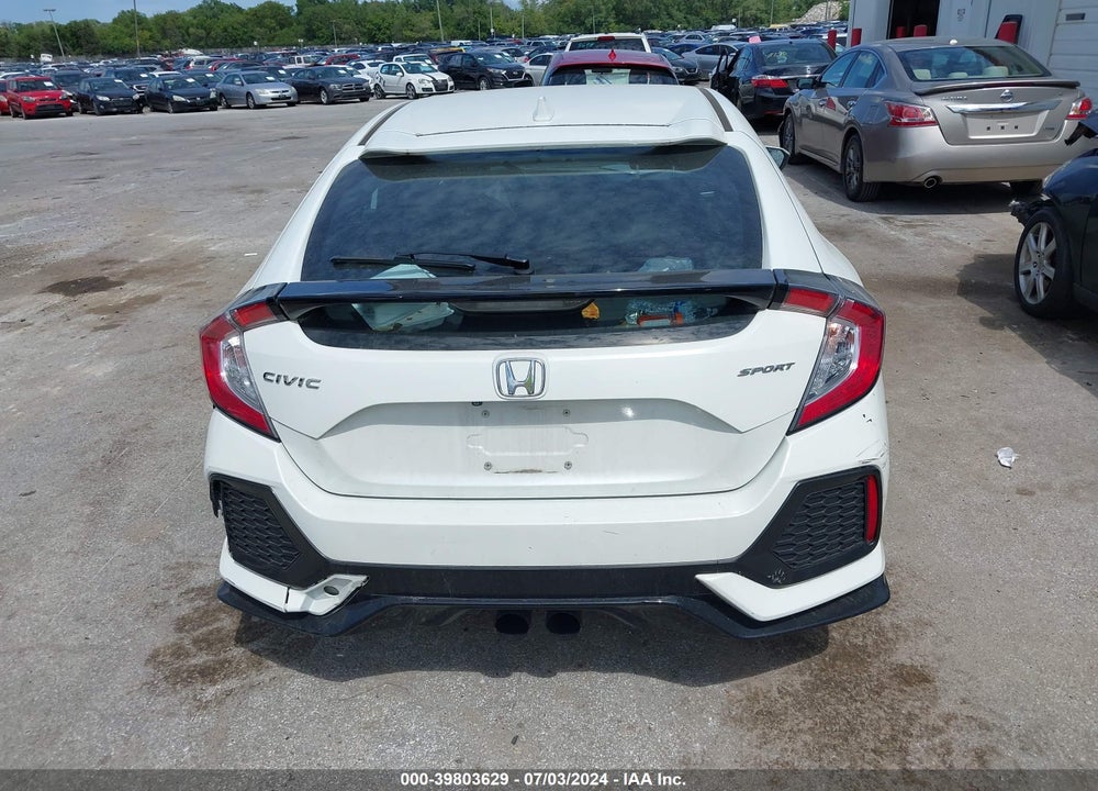 2019 HONDA CIVIC SPORT VIN: SHHFK7H49KU218686