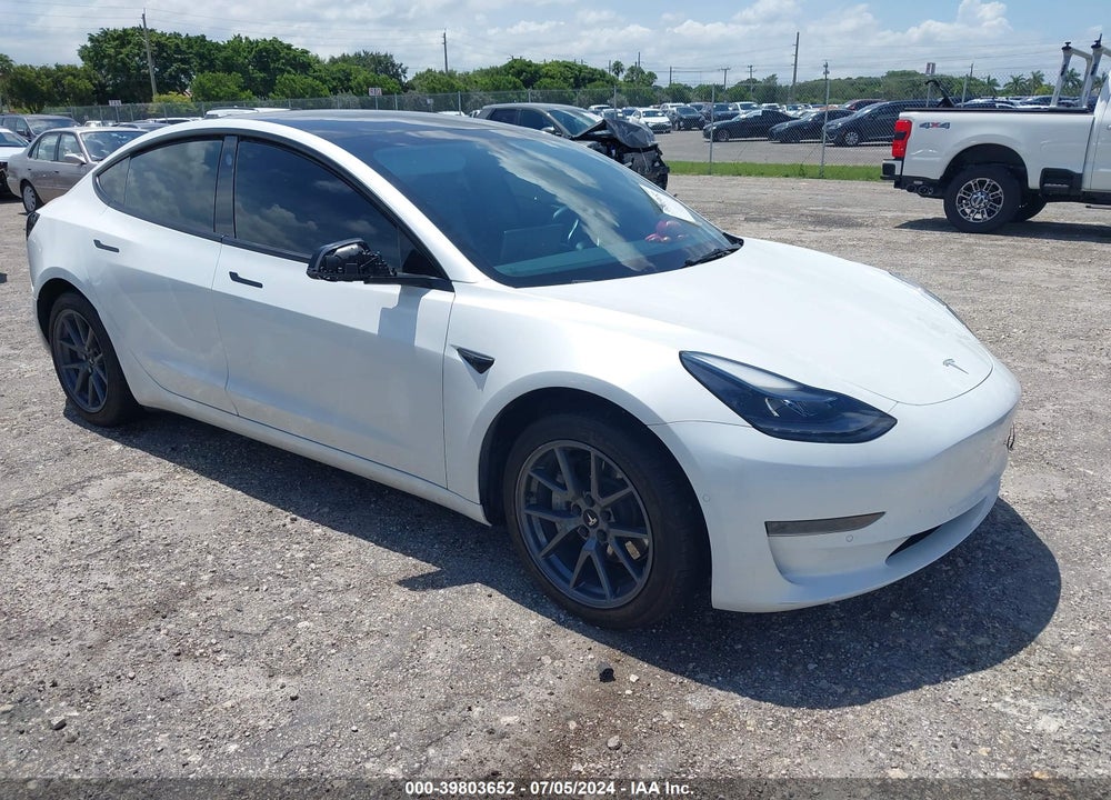 2022 TESLA MODEL 3 REAR-WHEEL DRIVE VIN: 5YJ3E1EA0NF307277
