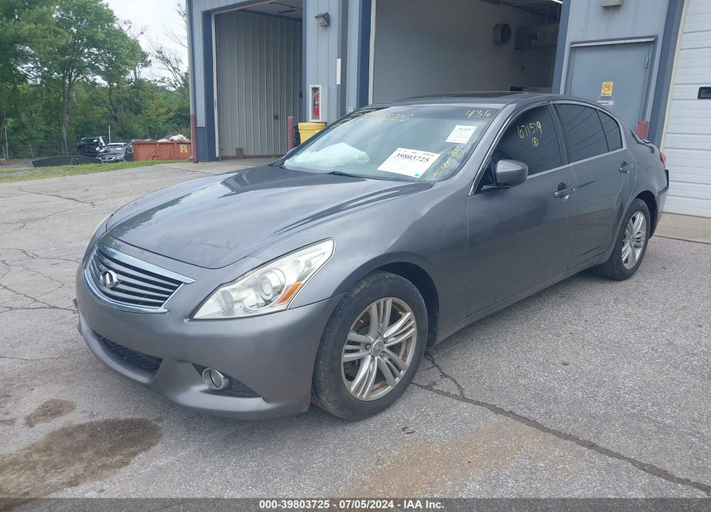 2012 INFINITI G37X VIN: JN1CV6AR5CM671579