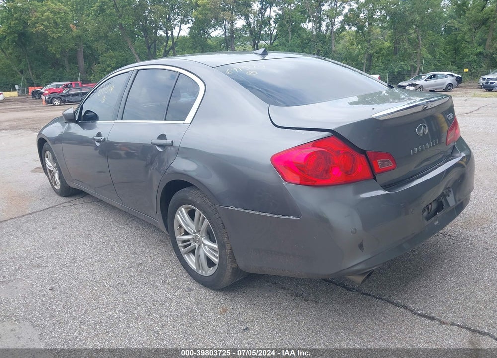 2012 INFINITI G37X VIN: JN1CV6AR5CM671579