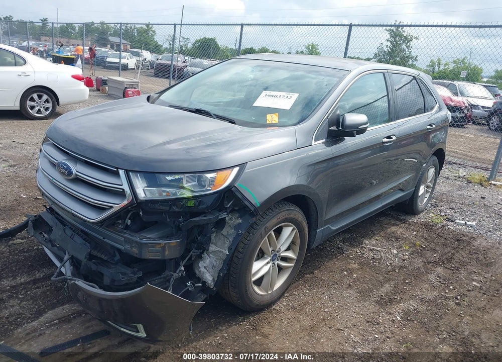 2015 FORD EDGE SEL VIN: 2FMTK3J93FBB28838