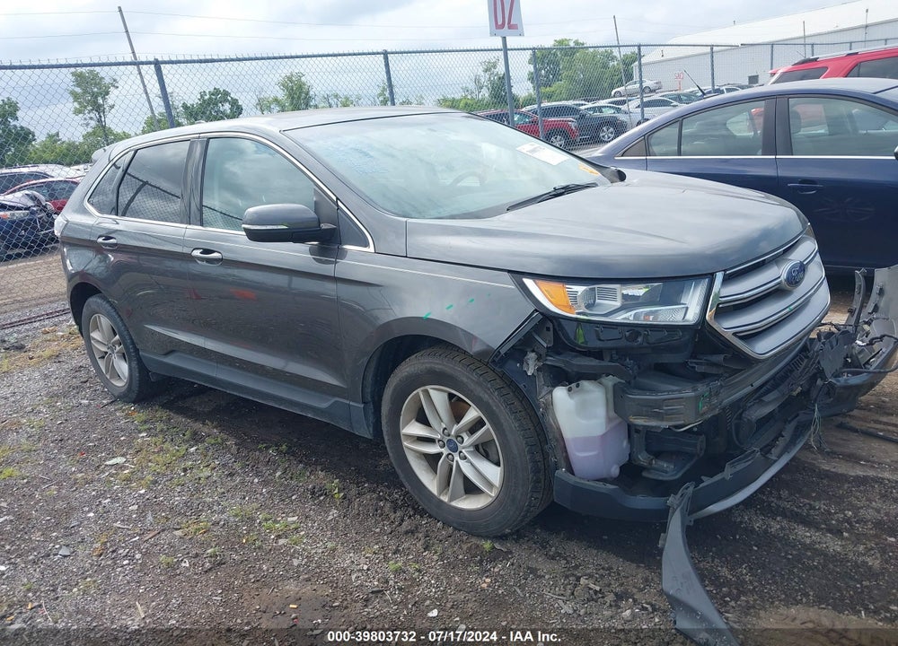 2015 FORD EDGE SEL VIN: 2FMTK3J93FBB28838