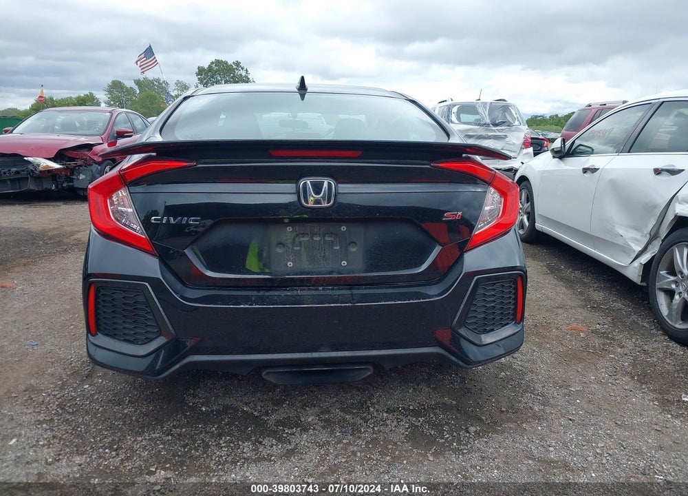 2017 HONDA CIVIC SI VIN: 2HGFC1E54HH702648