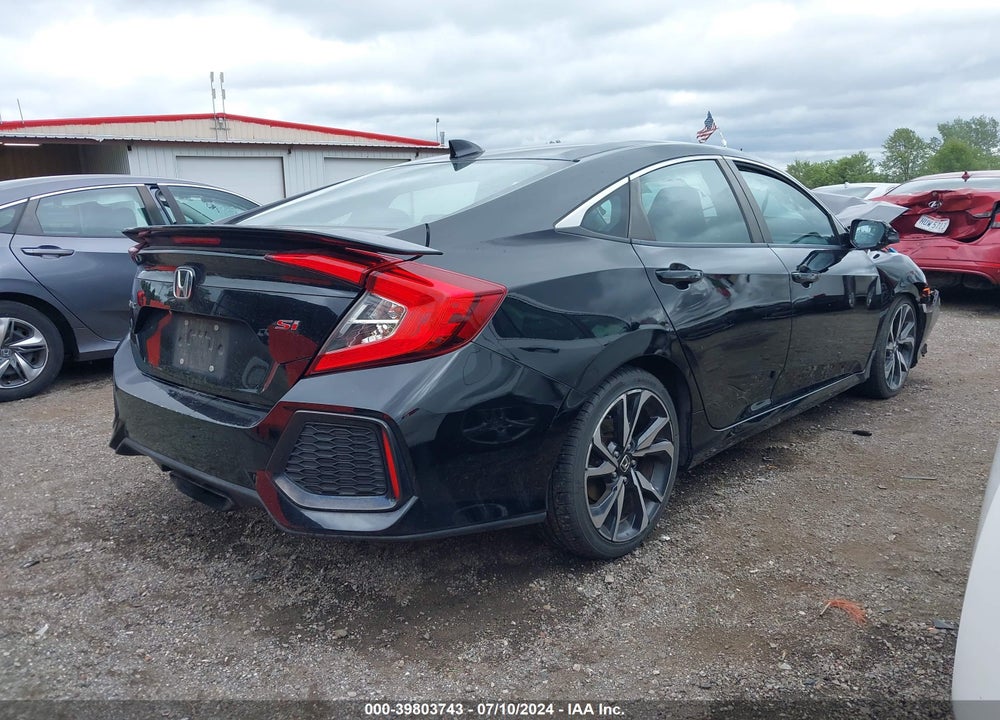 2017 HONDA CIVIC SI VIN: 2HGFC1E54HH702648