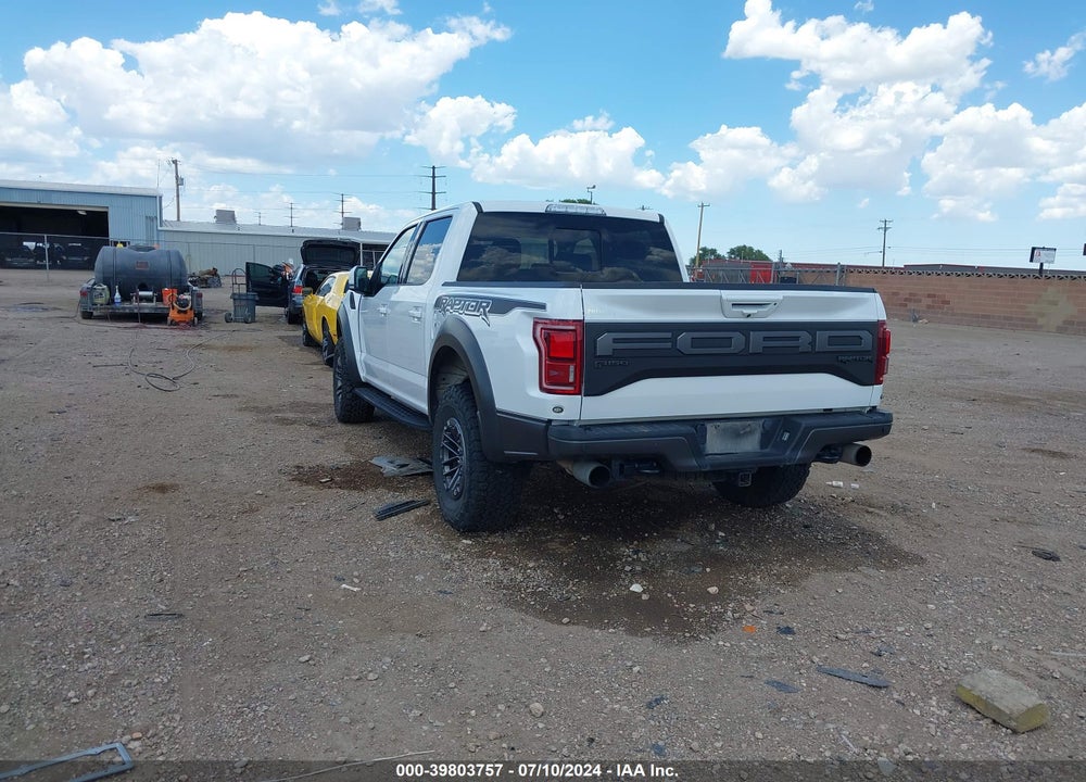 2020 FORD F-150 RAPTOR VIN: 1FTFW1RG6LFA84325