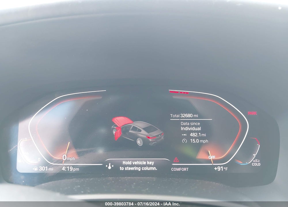 2020 BMW 840I GRAN COUPE VIN: WBAGV2C09LCD71166