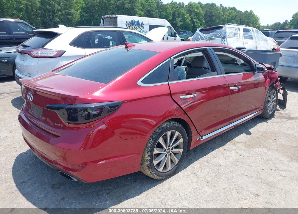 2016 HYUNDAI SONATA SPORT VIN: 5NPE34AF1GH427448