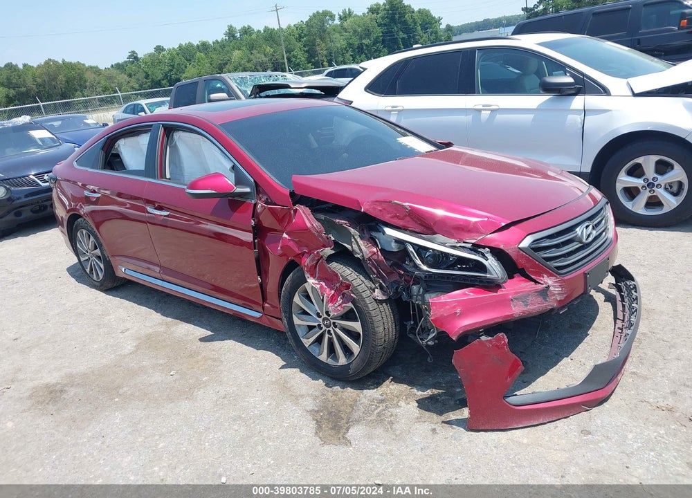 2016 HYUNDAI SONATA SPORT VIN: 5NPE34AF1GH427448