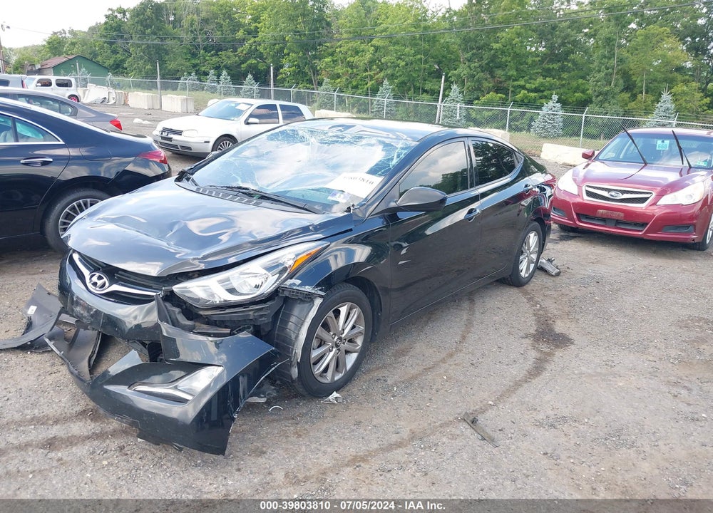2015 HYUNDAI ELANTRA SE VIN: 5NPDH4AE9FH547789