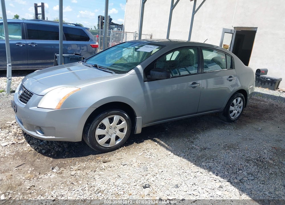 2008 NISSAN SENTRA VIN: 3N1AB61E28L700857