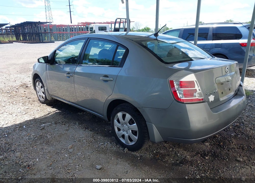 2008 NISSAN SENTRA VIN: 3N1AB61E28L700857