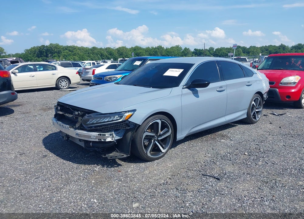 2022 HONDA ACCORD VIN: 1HGCV1F31NA074598