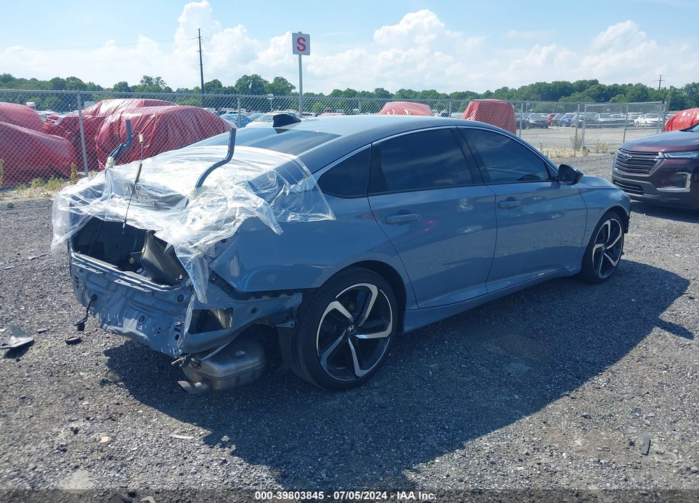 2022 HONDA ACCORD VIN: 1HGCV1F31NA074598